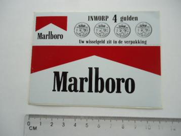 sticker oud MARLBORO Machine 4 gulden sigaret automaat retro beschikbaar voor biedingen