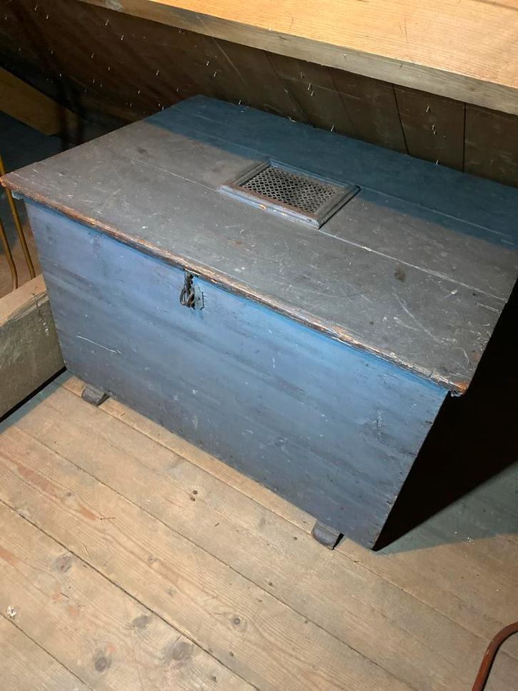 Oude Houten Kist, Huis en Inrichting, Kasten | Overige, Gebruikt, Ophalen