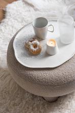 J-Line Plateau Rond Alu Wit Medium Nieuw!, Huis en Inrichting, Woonaccessoires | Dienbladen, Ophalen of Verzenden, Nieuw, Rond