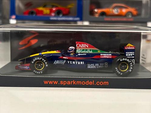 1:43 Spark Venturi Larrousse Lamborghini LC92 Monaco GP 1992, Hobby en Vrije tijd, Modelauto's | 1:43, Nieuw, Auto, Overige merken