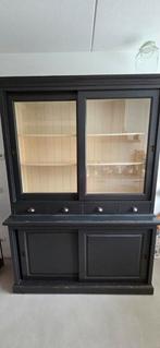 Buffetkast, antraciet met roomwit, Huis en Inrichting, Kasten | Vitrinekasten, Ophalen, Gebruikt, 200 cm of meer, 150 tot 200 cm