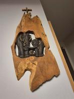 Hout gesneden olifanten, Ophalen, Zo goed als nieuw