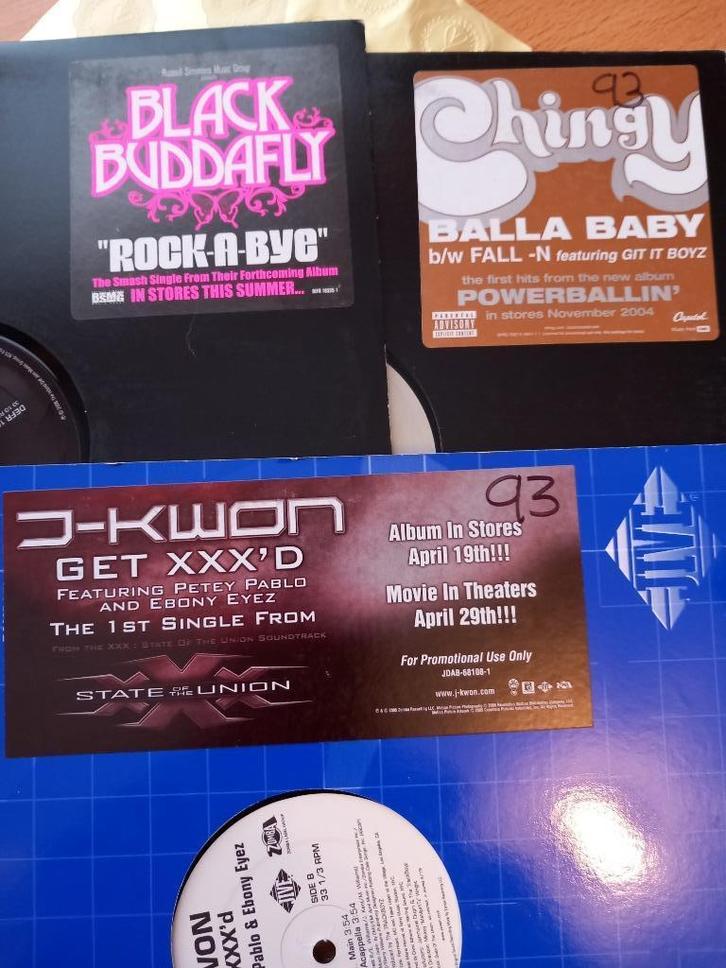 12 X VINYL MAXI SINGLE HIP HOP / R*B, Cd's en Dvd's, Vinyl Singles, Zo goed als nieuw, Maxi-single, Hiphop en Rap, 12 inch, Ophalen of Verzenden