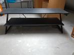 Zwart TV Meubel met Opbergruimte, Ophalen, Gebruikt, 100 tot 150 cm, Minder dan 100 cm