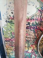 1 ANTIEKE HOUTEN SKI ROND 1930 MOOIE GELEEFDE STAAT 190 CM., Antiek en Kunst, Ophalen