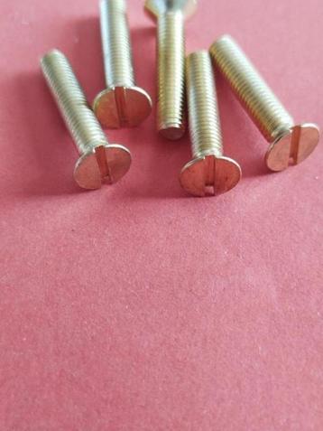 10 st. Messing Verzonken kop boutjes m5 montage reparatie beschikbaar voor biedingen