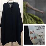 Marina Rinaldi Poncho zwart 100 % wol, Ophalen of Verzenden, Nieuw, Maat 42/44 (L), Zwart