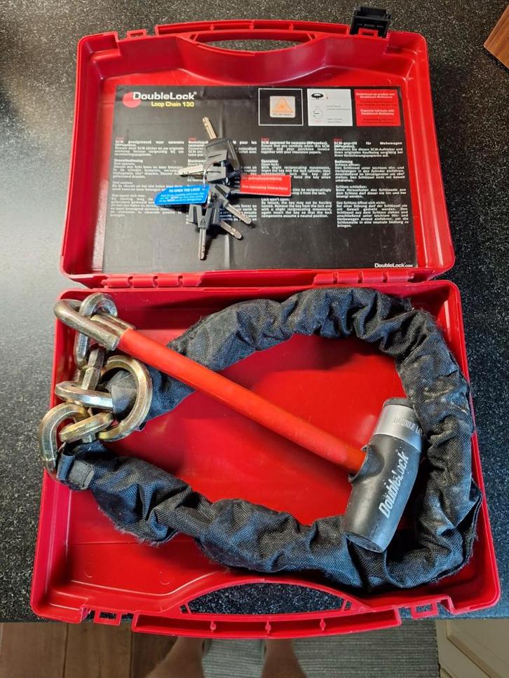 Doublelock loop chain 130, Caravans en Kamperen, Kampeeraccessoires, Zo goed als nieuw, Ophalen of Verzenden