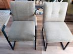 2 groene eetkamer stoelen, Ophalen, Gebruikt, Overige kleuren