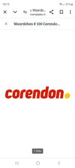 Corendon Voucher t.w.v. 100 euro, Tickets en Kaartjes, Twee personen, Kortingskaart