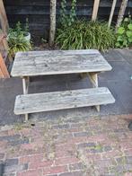 Picknicktafel kind, Tuin en Terras, Picknicktafels, Ophalen, Gebruikt, Rechthoekig