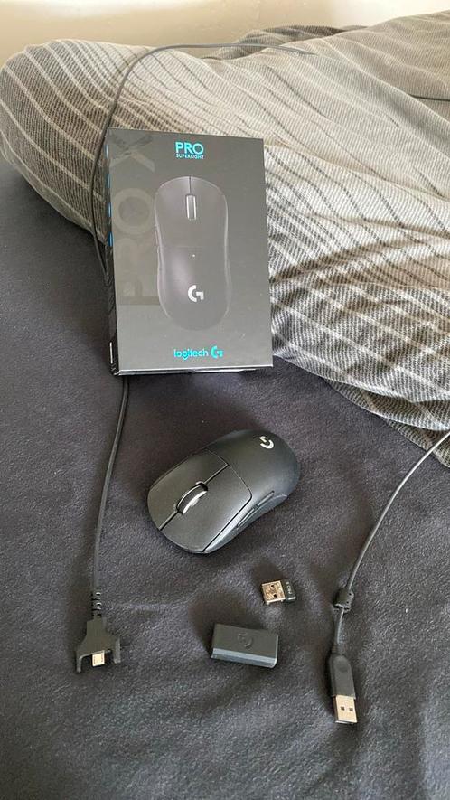 Logitech G Pro X Superlight Wireless Gaming, Computers en Software, Muizen, Zo goed als nieuw, Rechtshandig, Ophalen
