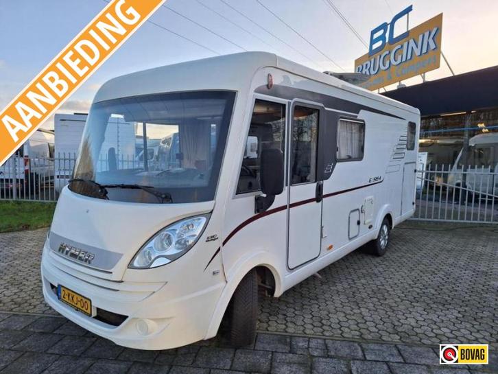 Hymer Exsis-I 578 - 2 APARTE BEDDEN+HEFBED ZEER COMPLEET!, Caravans en Kamperen, Campers, tot en met 4, Integraal, Hymer, Fiat