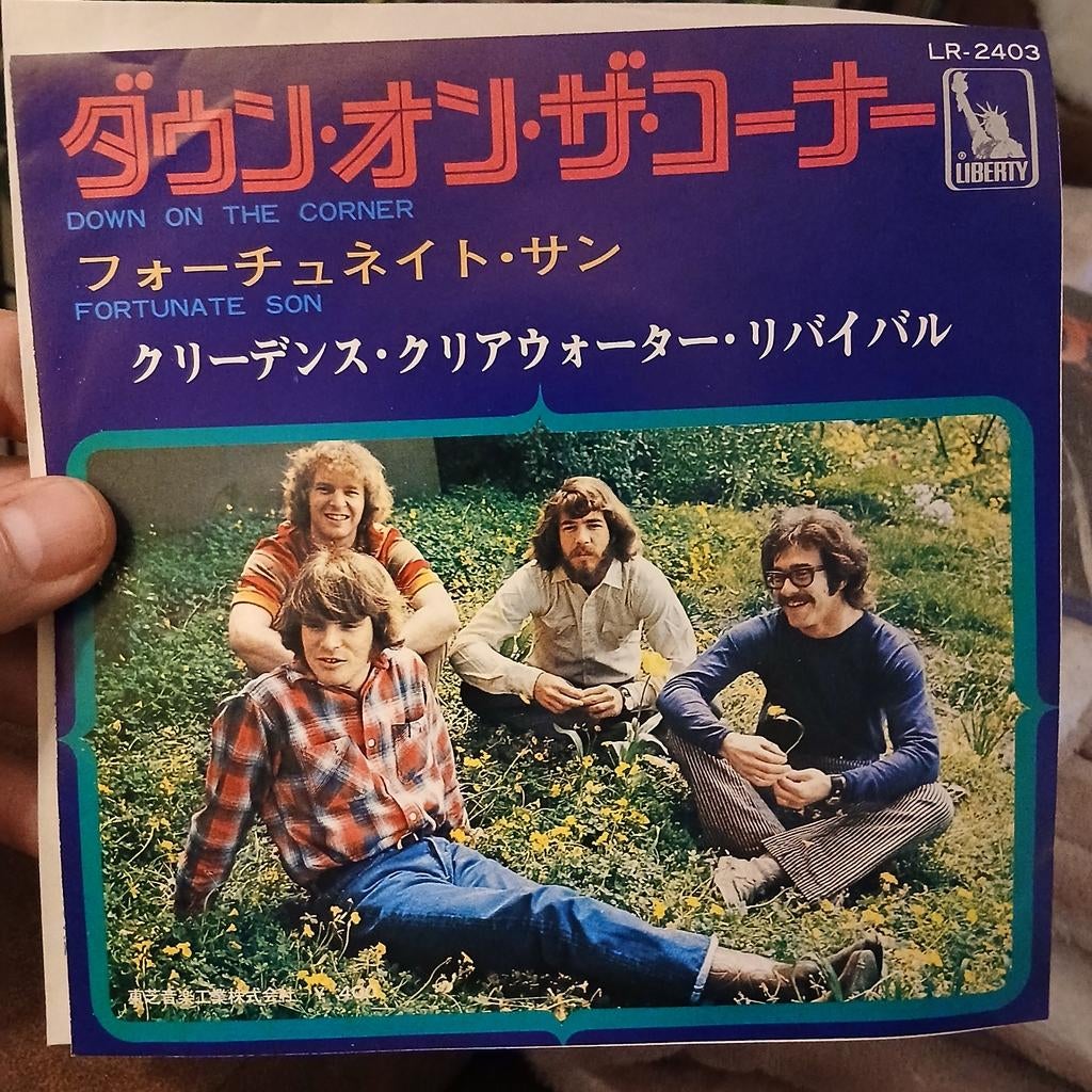 Creedence Clearwater Revival - Fortunate Son Japan, 7 inch, Single, Ophalen of Verzenden, Zo goed als nieuw