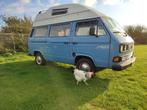 Volkswagen T3 Kampeerauto/ camper 1988 Blauw - nieuwe APK, Auto's, Stof, Blauw, 1820 kg, Origineel Nederlands