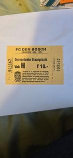 Toegangsbewijs Voetbal ticket seizoen 1992 fc den Bosch, Ophalen of Verzenden, Zo goed als nieuw, Buitenlandse clubs, Shirt