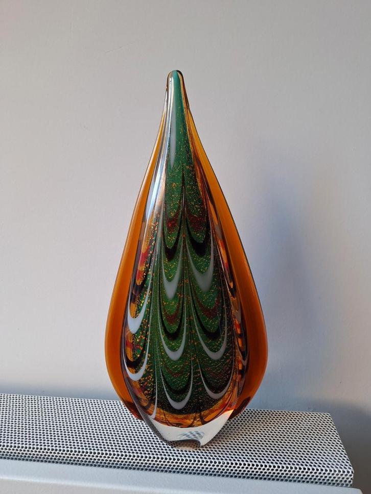 Prachtig Glasobject - Mooie Vorm & Kleuren, Antiek en Kunst, Antiek | Glas en Kristal, Ophalen of Verzenden