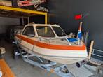 Nette polyester boot met 25PK buitenboordmotor + trailer, Watersport en Boten, Ophalen, Zo goed als nieuw, Minder dan 70 pk, 3 tot 6 meter