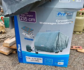 Proplus caravanhoes kleur grijs beschikbaar voor biedingen