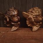 Oude gipsen cherubijn engeltjes hoofdjes, Verzenden