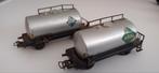 2 stuks Marklin Tankwagons Aral klein., Wisselstroom, Gebruikt, Wagon, Ophalen of Verzenden
