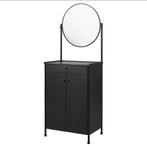 Ikea Kast met spiegel - 70x47 cm zwart metaal, Huis en Inrichting, Kasten | Overige, Ophalen, Gebruikt
