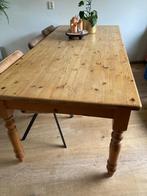 Gratis - Stevig grenen eettafel 220x100x78, Ophalen, Gebruikt, 100 tot 150 cm, 200 cm of meer
