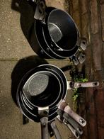 Berlinger hause pannenset 7-delig, Ophalen of Verzenden, Zo goed als nieuw, Rvs, Pannenset