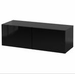 Ikea Besta (zwartbruin) kast met deuren en planken, Huis en Inrichting, Kasten | Wandmeubels, Ophalen, Met deur(en), 150 tot 200 cm