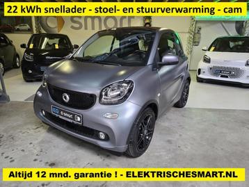 Smart Fortwo EQ 22 kWh snellader - leder - stoel- en stuurve beschikbaar voor biedingen