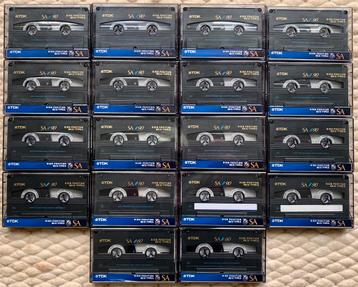 IZGST 18x TDK SA90 SA60 cassettebandjes SA 90 60 SA-90 SA-60 beschikbaar voor biedingen