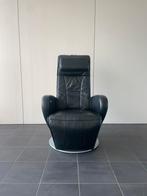 Mooie elektrische zwarte leren relax fauteuil / relax stoel, Huis en Inrichting, Fauteuils, Ophalen, Zo goed als nieuw, Nvt, Nvt