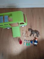 Paardenauto Playmobil, Kinderen en Baby's, Speelgoed | Playmobil, Complete set, Zo goed als nieuw, Ophalen