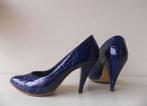 2854 VINTAGE Anita sexy snake print lak pumps 39 40, Blauw, Ophalen of Verzenden, Zo goed als nieuw, Pumps