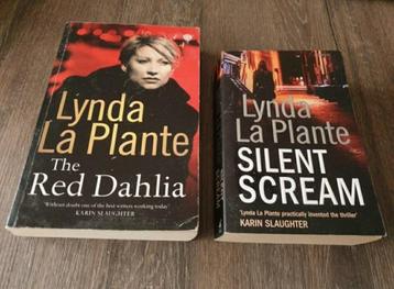Lynda La Plante boeken: The Red Dahlia & Silent Scream beschikbaar voor biedingen