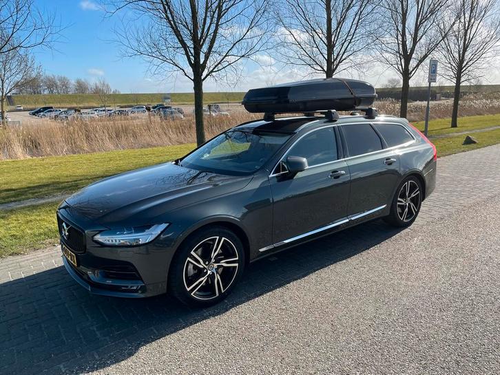 Volvo dakdragers V90 / XC60 inclusief Hapro dakkoffer., Auto diversen, Dakkoffers, Gebruikt, Ophalen