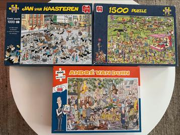 Jan van Haasteren, Andre van Duijn 1000-1500 stukjes beschikbaar voor biedingen