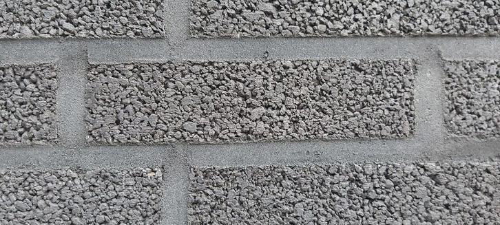 Antraciet Gekleurde Betonstenen - Waalformaat, Doe-het-zelf en Verbouw, Metselstenen, Nieuw, Beton, Ophalen