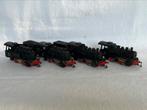 4x Piko NS stoomlocomotief 98002 (2x met tender), Hobby en Vrije tijd, Modeltreinen | H0, Gebruikt, NS, Gelijkstroom, Locomotief