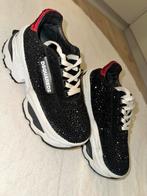 Dsquared2 Swarovski Sneakers Limited Edition Maat 37, Kleding | Dames, Schoenen, Ophalen of Verzenden, Zo goed als nieuw, Zwart