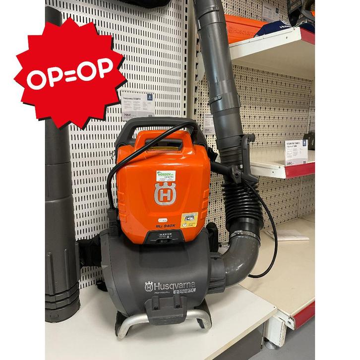 Husqvarna 550ibtx rug bladblazer+ Battery Backpack BLi940 X, Tuin en Terras, Bladblazers, Nieuw, Ruggedragen, Accu, Ophalen