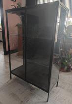 RUDSTA Vitrinekast, antraciet, 80x37x120 cm, Huis en Inrichting, Ophalen, Gebruikt, 100 tot 150 cm, 50 tot 100 cm