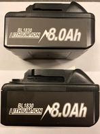 Voor Makita 8Ah 2 stuks 18V LXT Accu BL1830, Doe-het-zelf en Verbouw, Ophalen, Nieuw