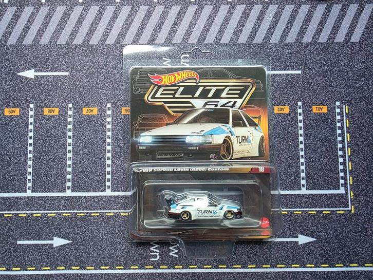 HotWheels Elite 64 Toyota Corolla AE86 Levin, Hobby en Vrije tijd, Modelauto's | Overige schalen, Nieuw, Auto, Ophalen of Verzenden