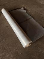 Doorzichtig plastic op rol, Doe-het-zelf en Verbouw, Zeil en Folie, Ophalen of Verzenden, Zo goed als nieuw, 15 m² of meer, Folie