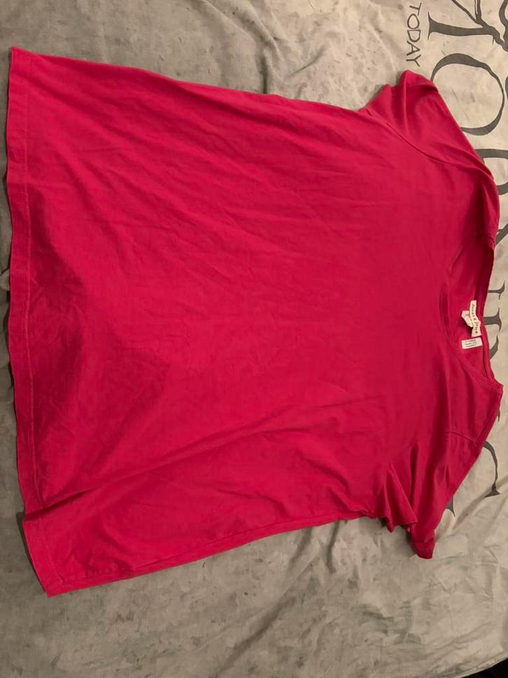 Janet & Joyce shirt – maat 54 – fuchsia/roze, Kleding | Dames, T-shirts, Zo goed als nieuw, Roze, Korte mouw, Ophalen of Verzenden