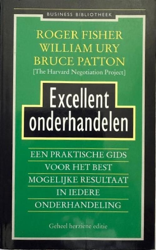 Roger Fisher Excellent Onderhandelen, Boeken, Economie, Management en Marketing, Gelezen, Management, Ophalen of Verzenden