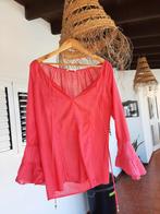 Roze Ibiza Style blouse M/L gratis verzenden., Gedragen, Ophalen of Verzenden, Roze