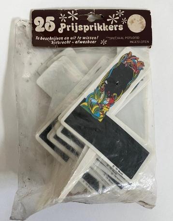 Originele jaren 70 retro moestuin plantenlabels beschikbaar voor biedingen