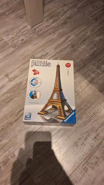 3D Puzzel Eiffeltoren Compleet beschikbaar voor biedingen